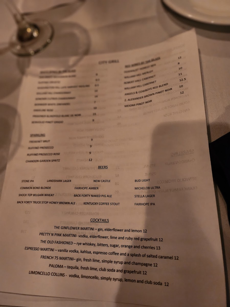 City Grill Photo Menu 7