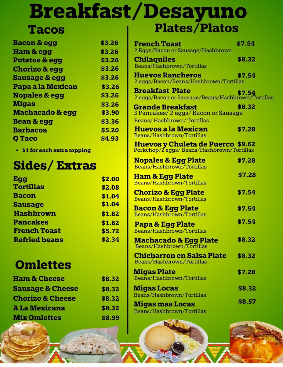 Taqueria López Photo Menu 4