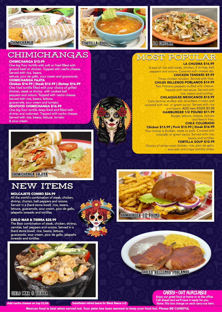 Fiesta Mexicana Photo Menu 3