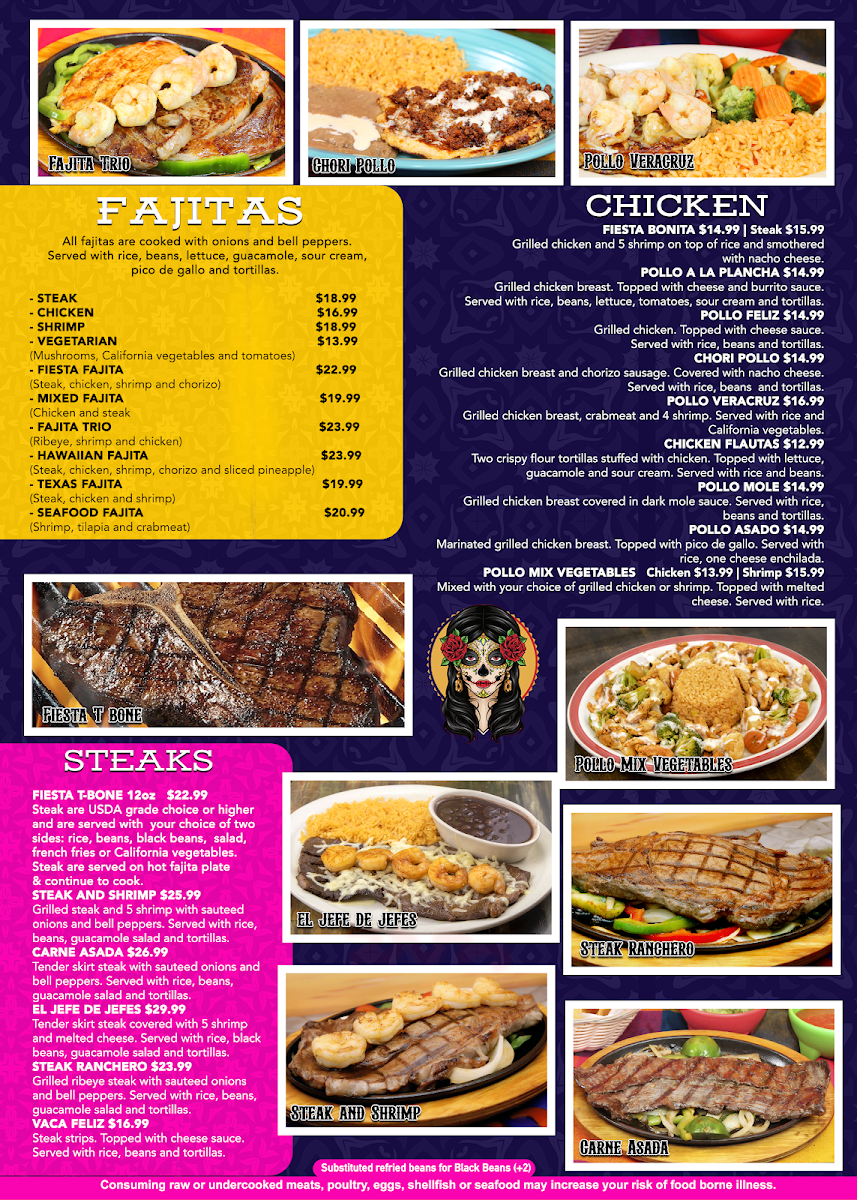 Fiesta Mexicana Photo Menu 4