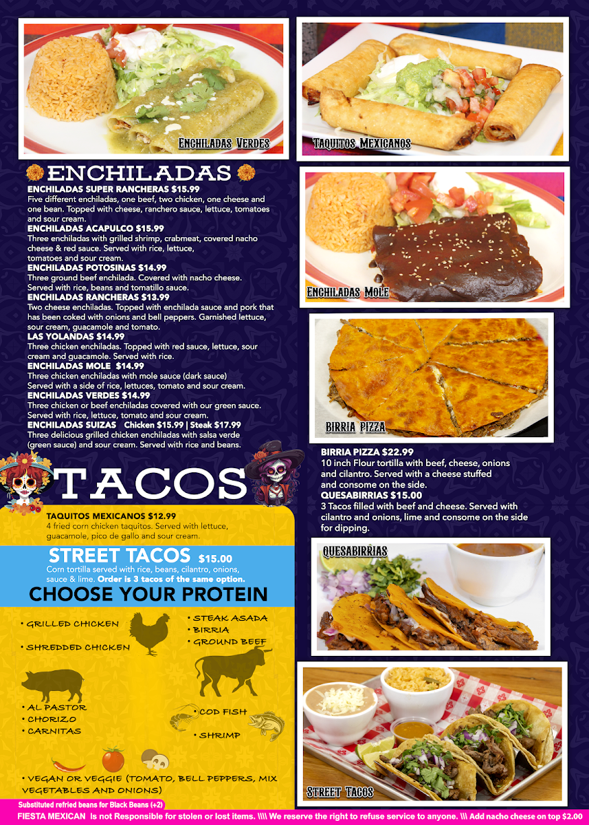 Fiesta Mexicana Photo Menu 6