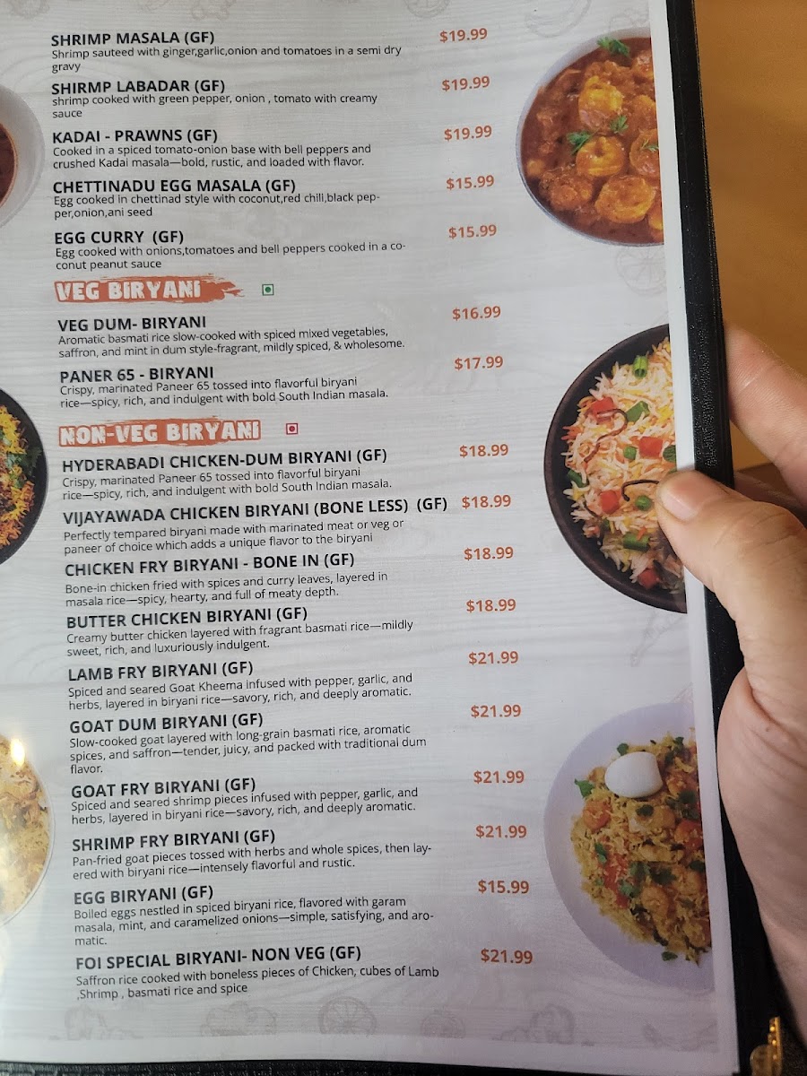 Flavors Of India Photo Menu 1