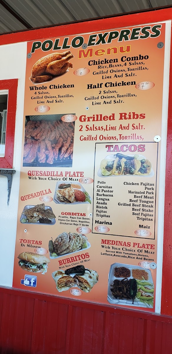 Pollo Express Photo Menu 9