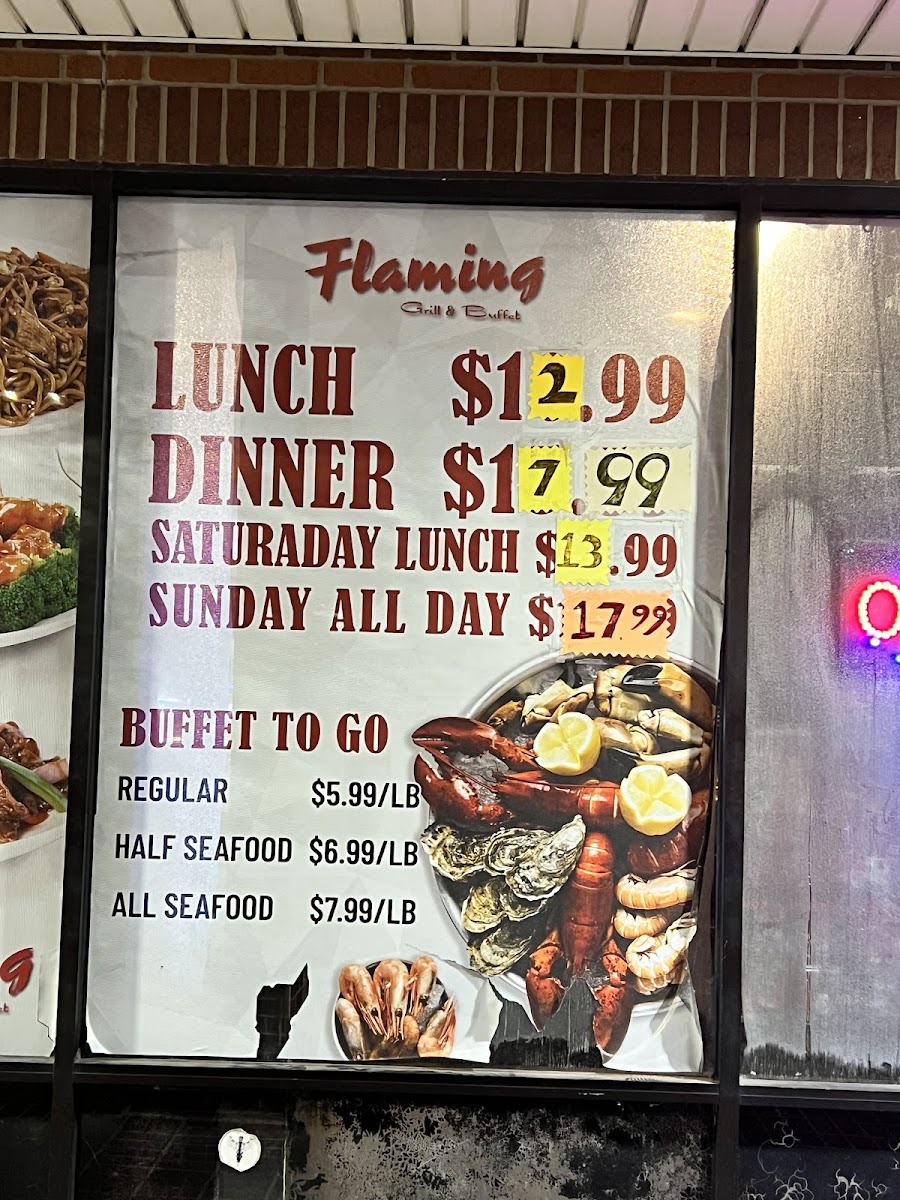 Flaming Grill & Buffet Photo Menu 1