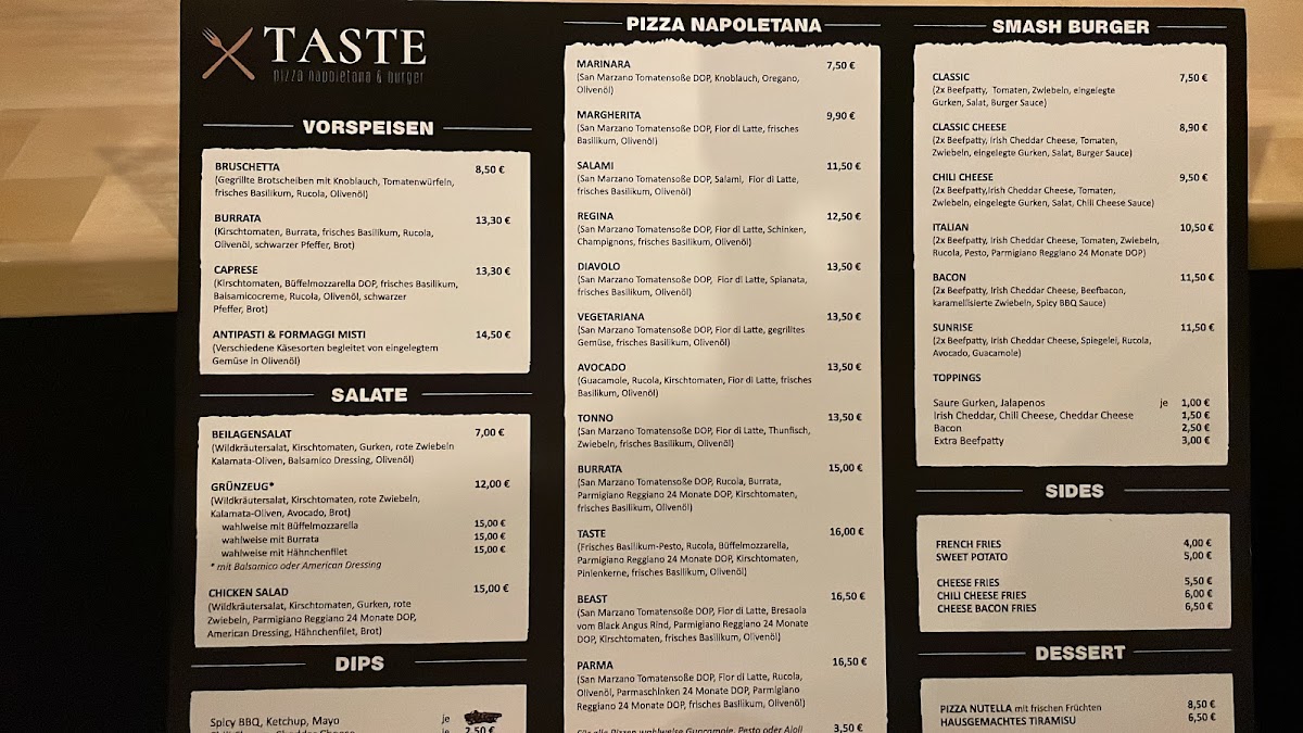 Taste Photo Menu 7
