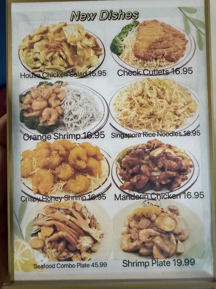 Hong Kong Restaurant Photo Menu 1