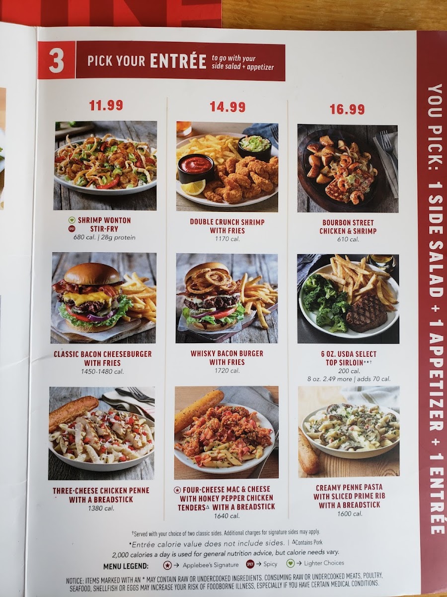 Applebee's Grill + Bar Photo Menu 2
