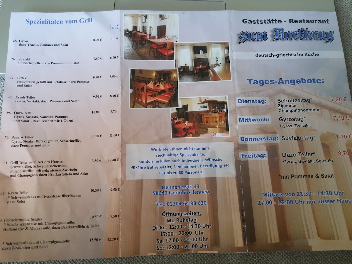 Zum Dorfkrug Photo Menu 3