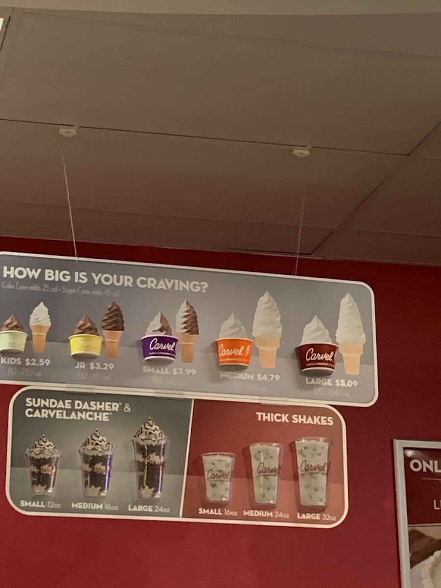 Carvel Photo Menu 3