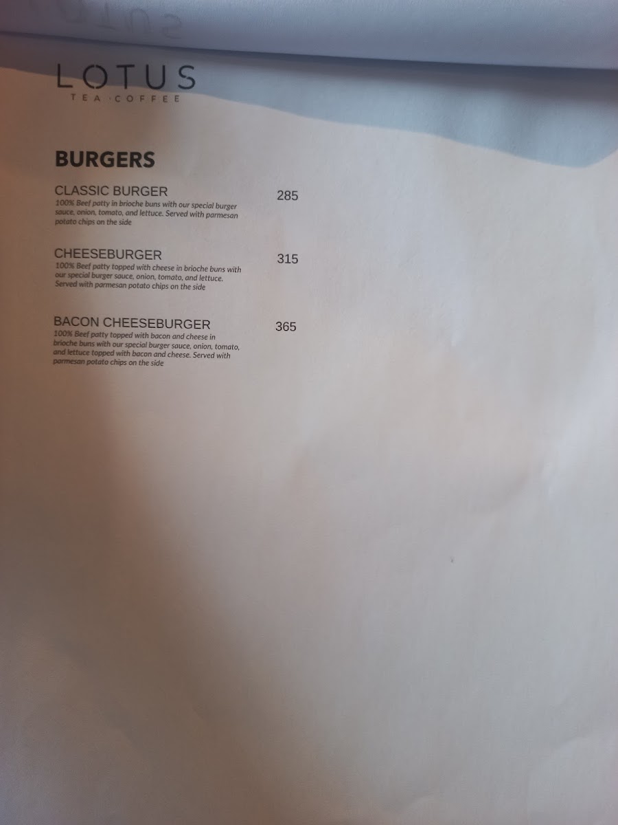 Lotus Cafe Photo Menu 8