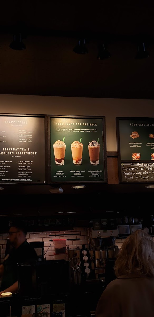 Starbucks Photo Menu 1