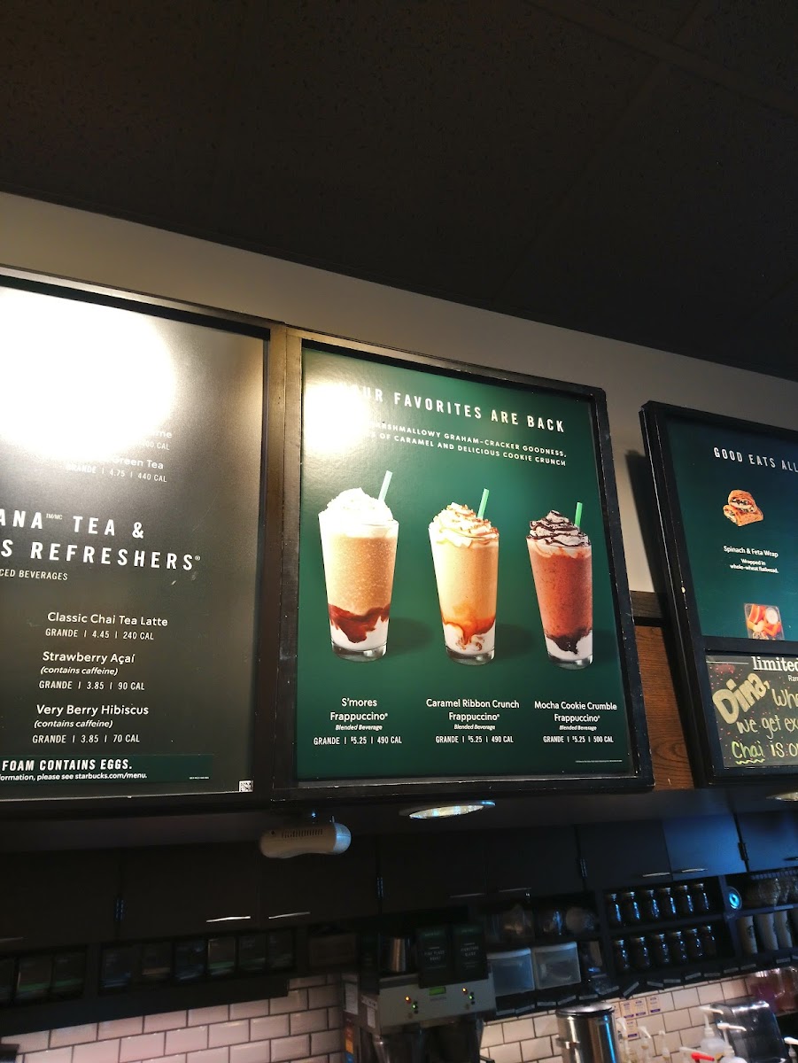 Starbucks Photo Menu 2