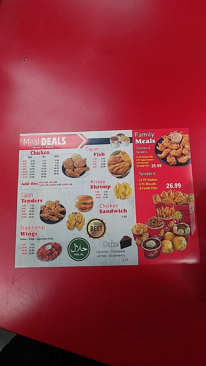 Krispy Krunchy Chicken Photo Menu 1