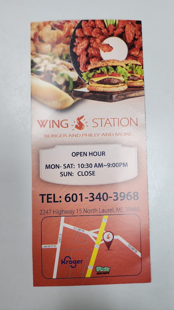 Wing Station Photo Menu 10