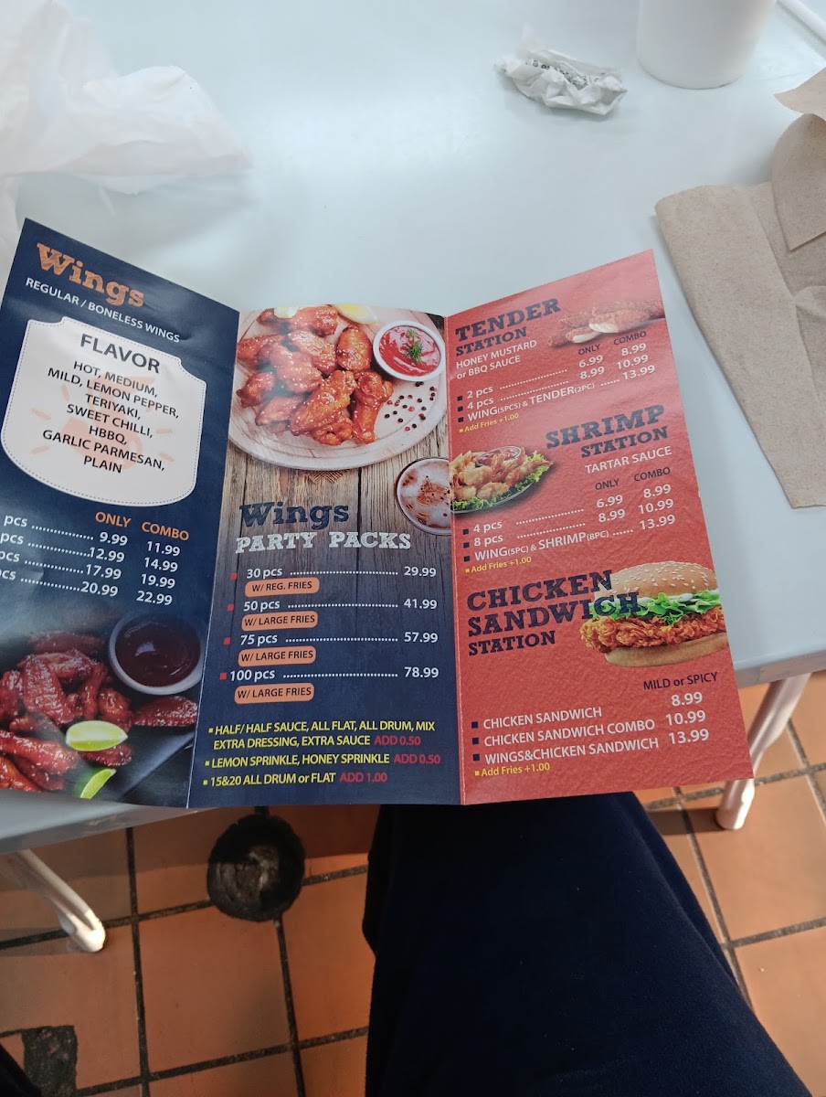 Wing Station Photo Menu 7