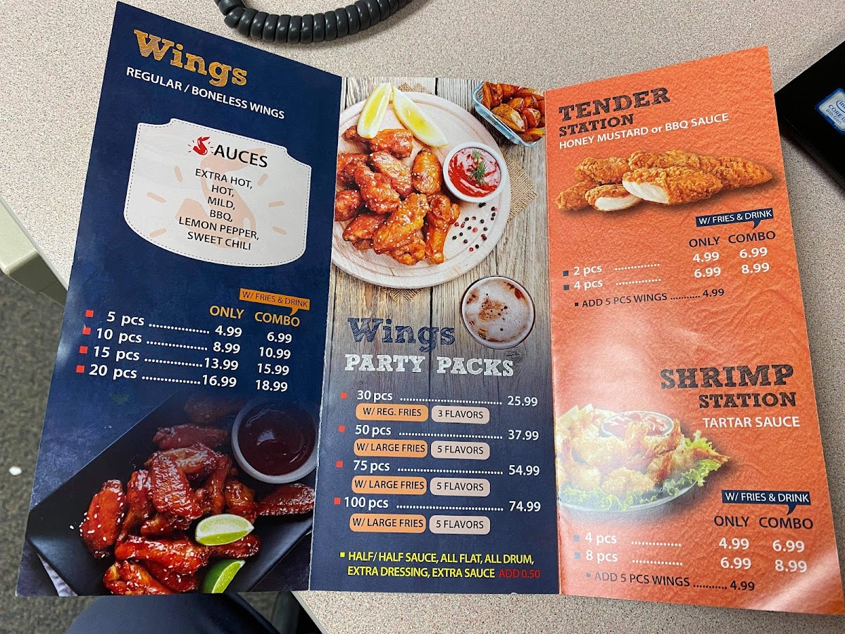 Wing Station Photo Menu 9