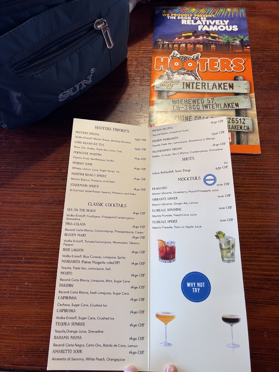 Hooters Photo Menu 8
