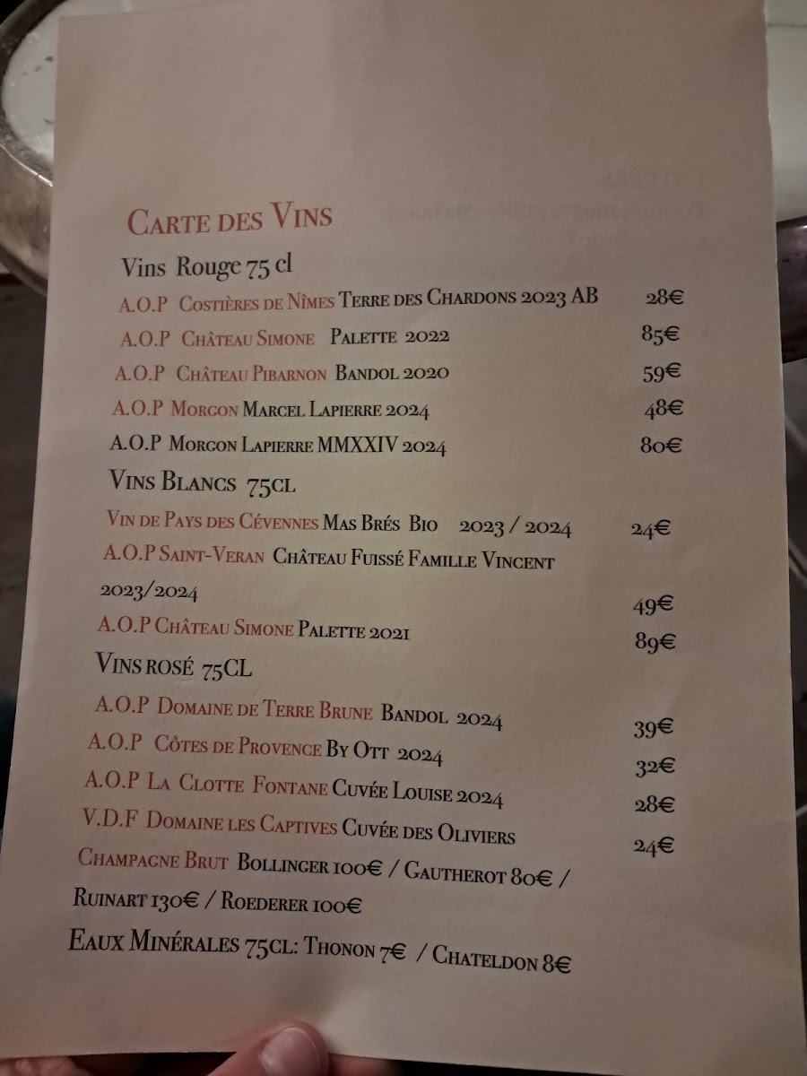 Restaurant Le 9 Photo Menu 1