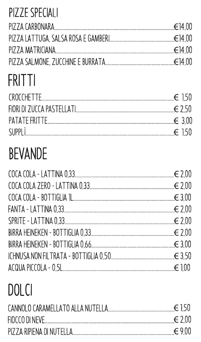 Buona Pizza Photo Menu 2