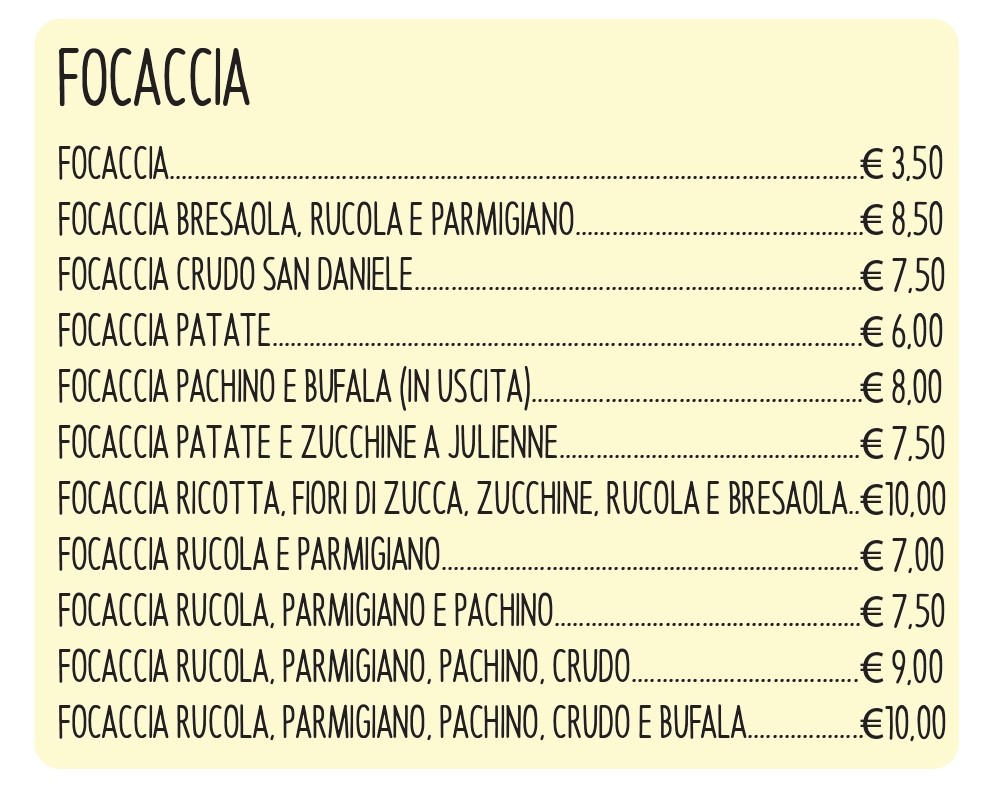 Buona Pizza Photo Menu 3