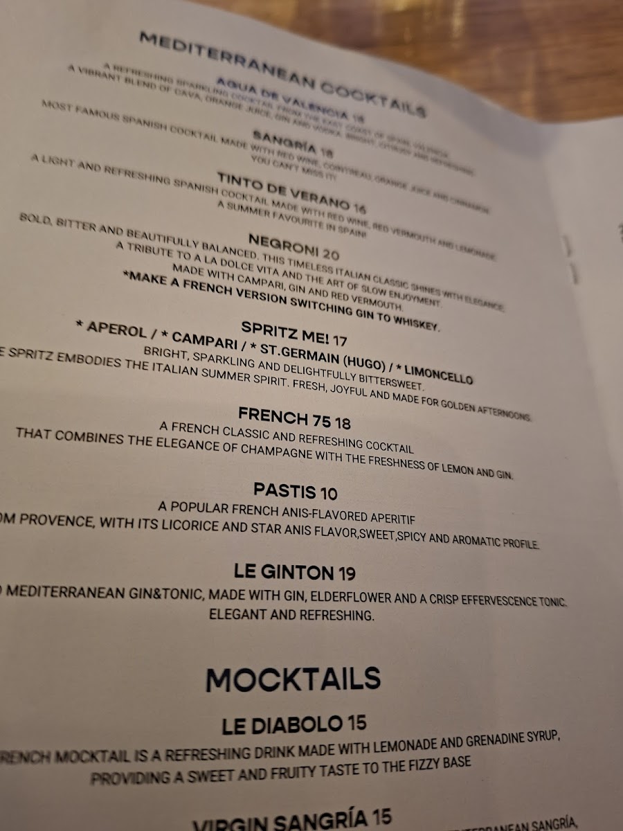 Bodega Photo Menu 2