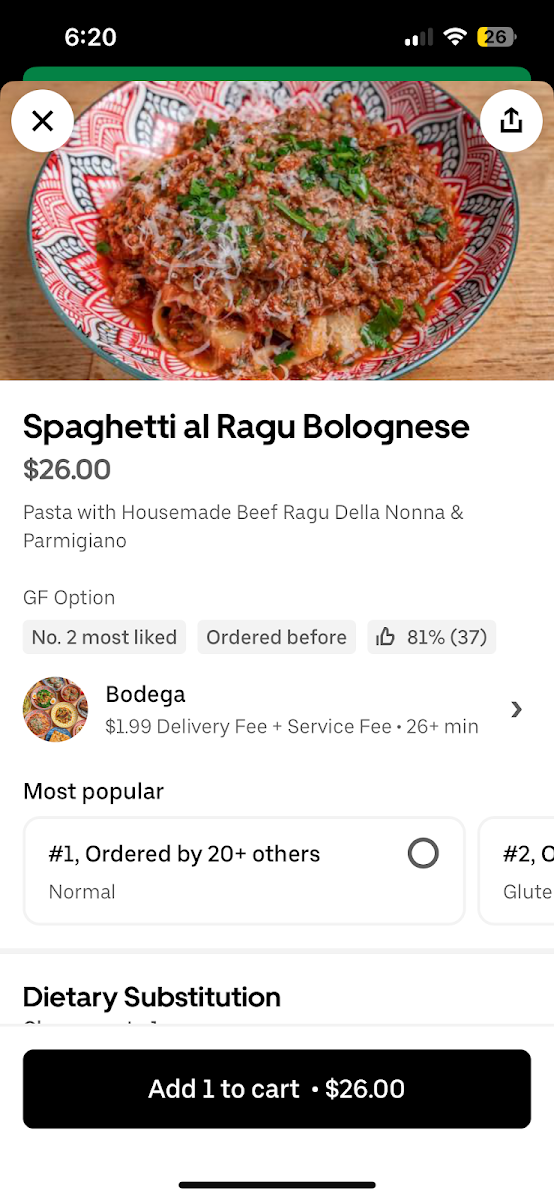 Bodega Photo Menu 6
