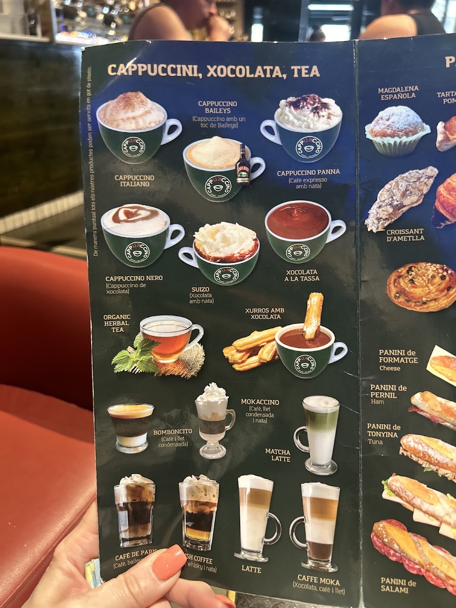 Cappuccino Photo Menu 8