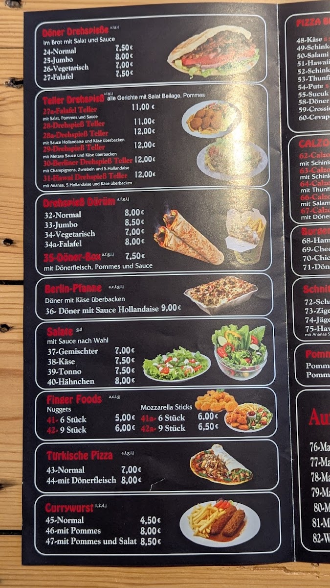 Berlin Döner Photo Menu 3