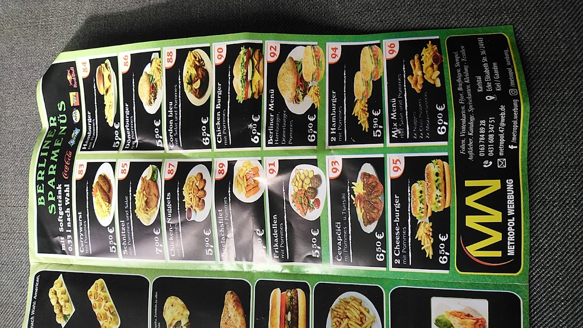 Berlin Döner Photo Menu 9