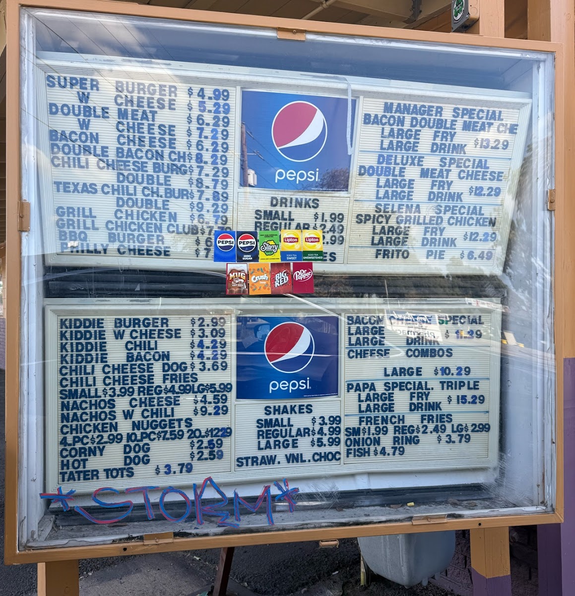 Country Burger Photo Menu 1