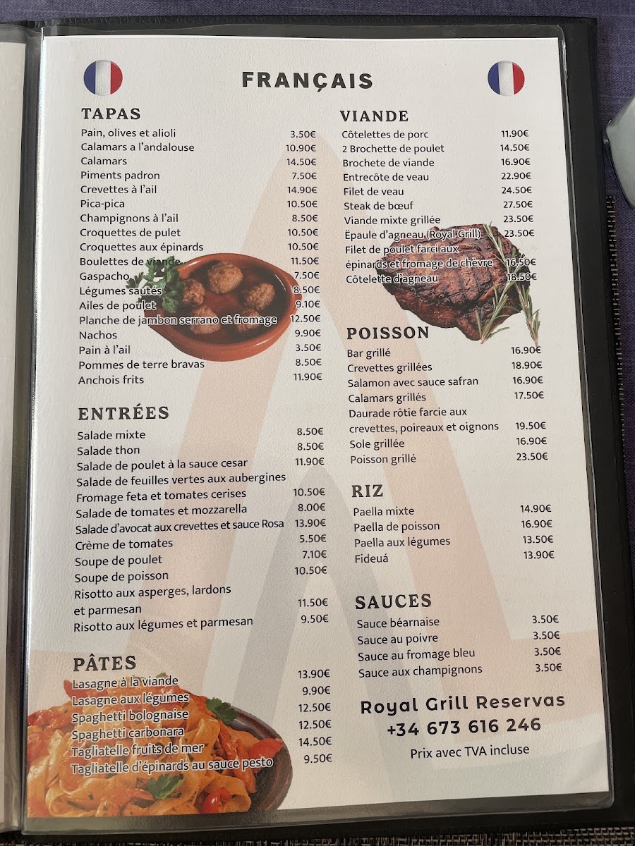 Royal Grill Photo Menu 3