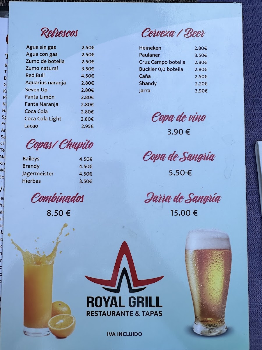 Royal Grill Photo Menu 4