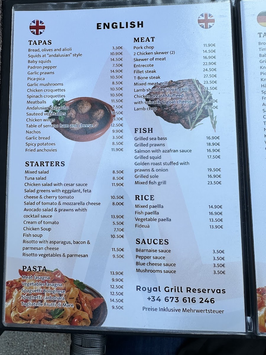 Royal Grill Photo Menu 5