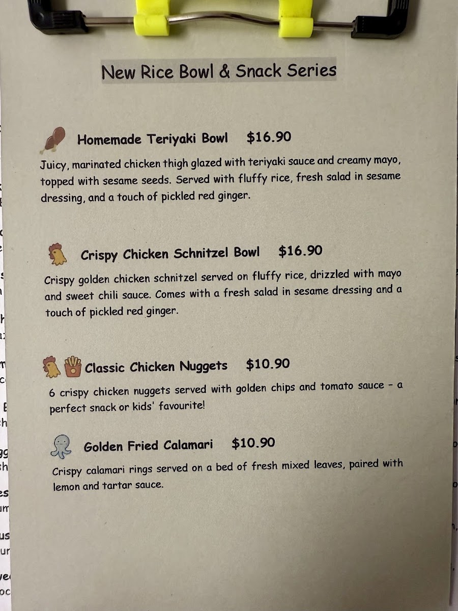 Cafe CnB Photo Menu 1