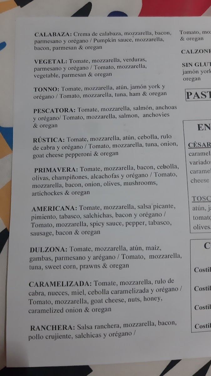 Pizzería Toscana Photo Menu 7
