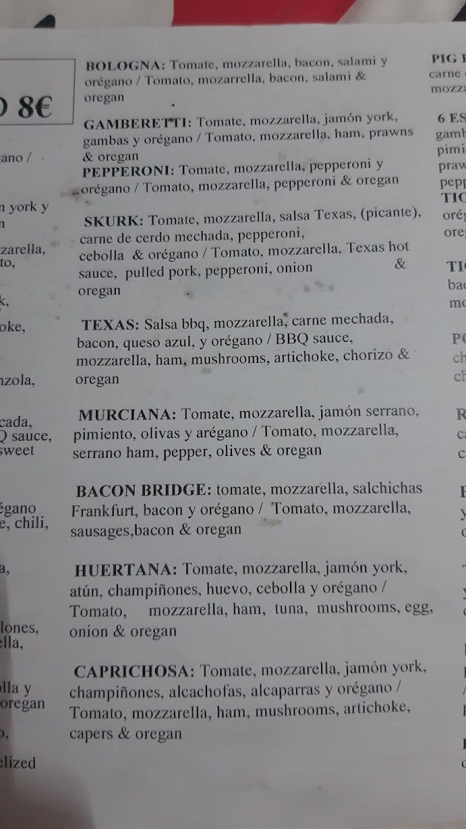 Pizzería Toscana Photo Menu 9