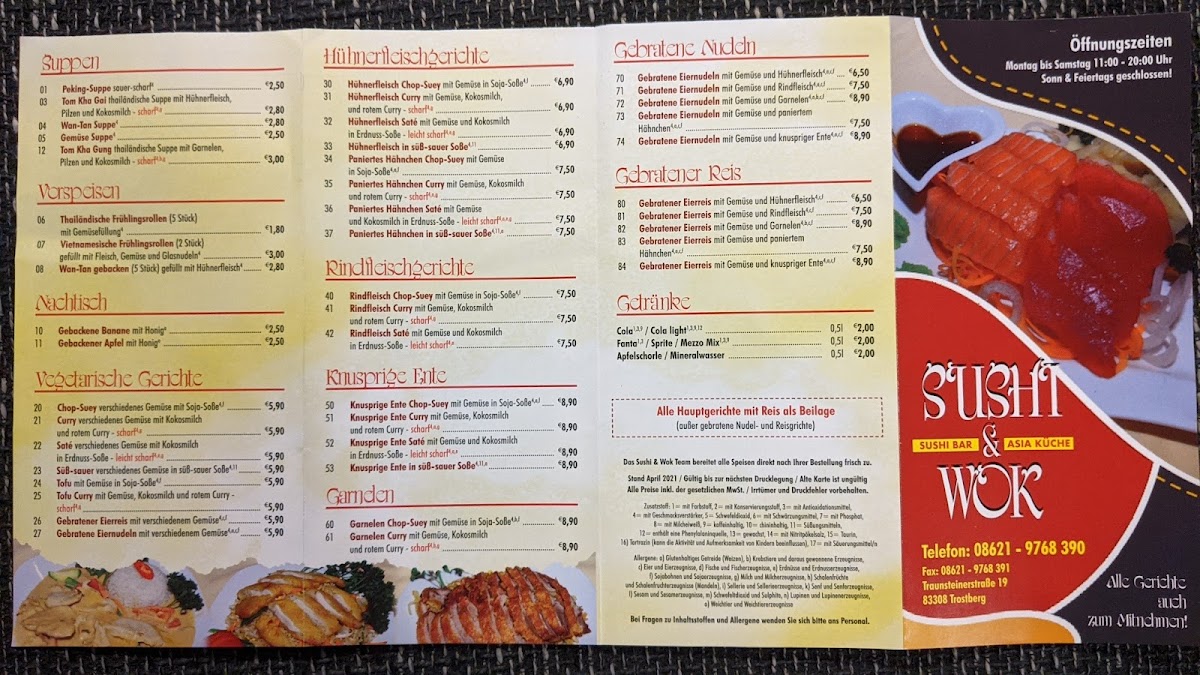 SUSHI & WOK Photo Menu 10