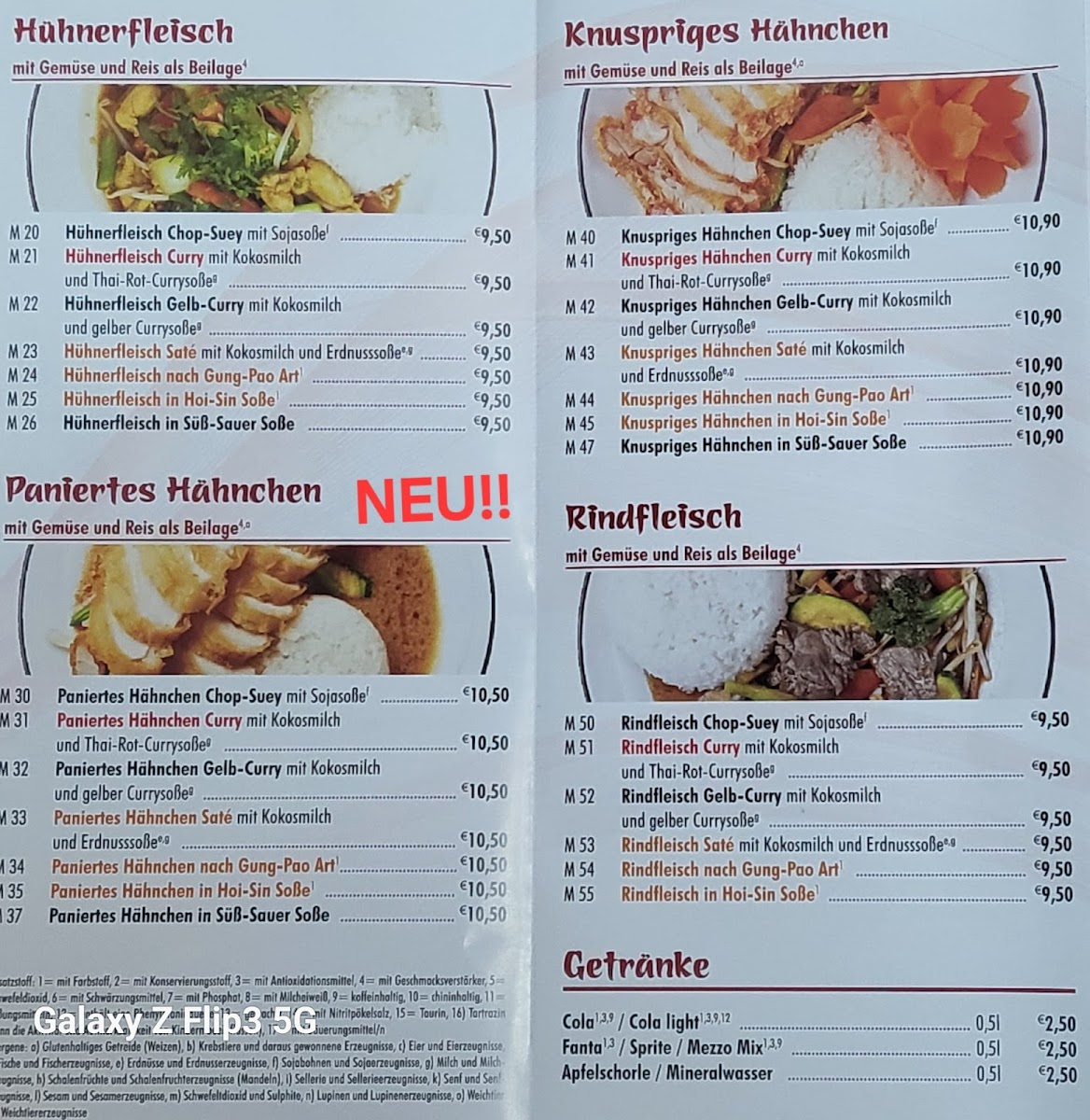 SUSHI & WOK Photo Menu 3