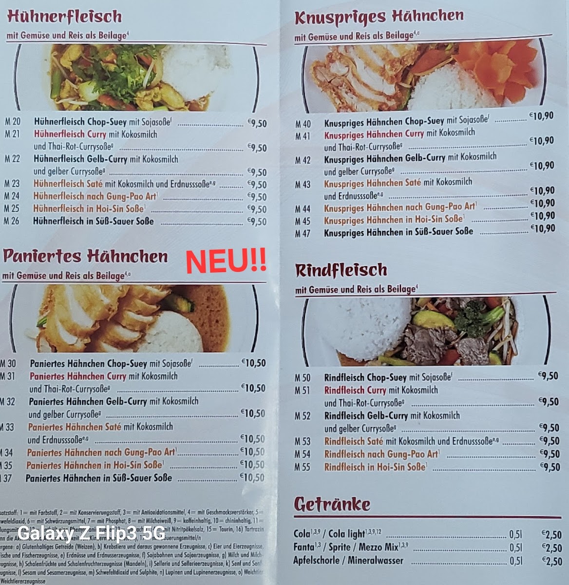 SUSHI & WOK Photo Menu 7