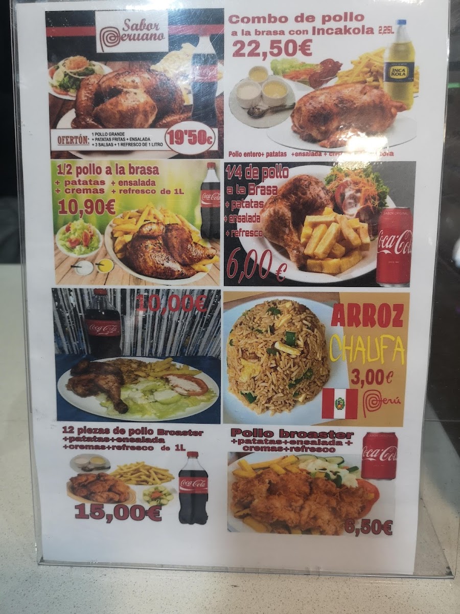 Sabor Peruano Photo Menu 2