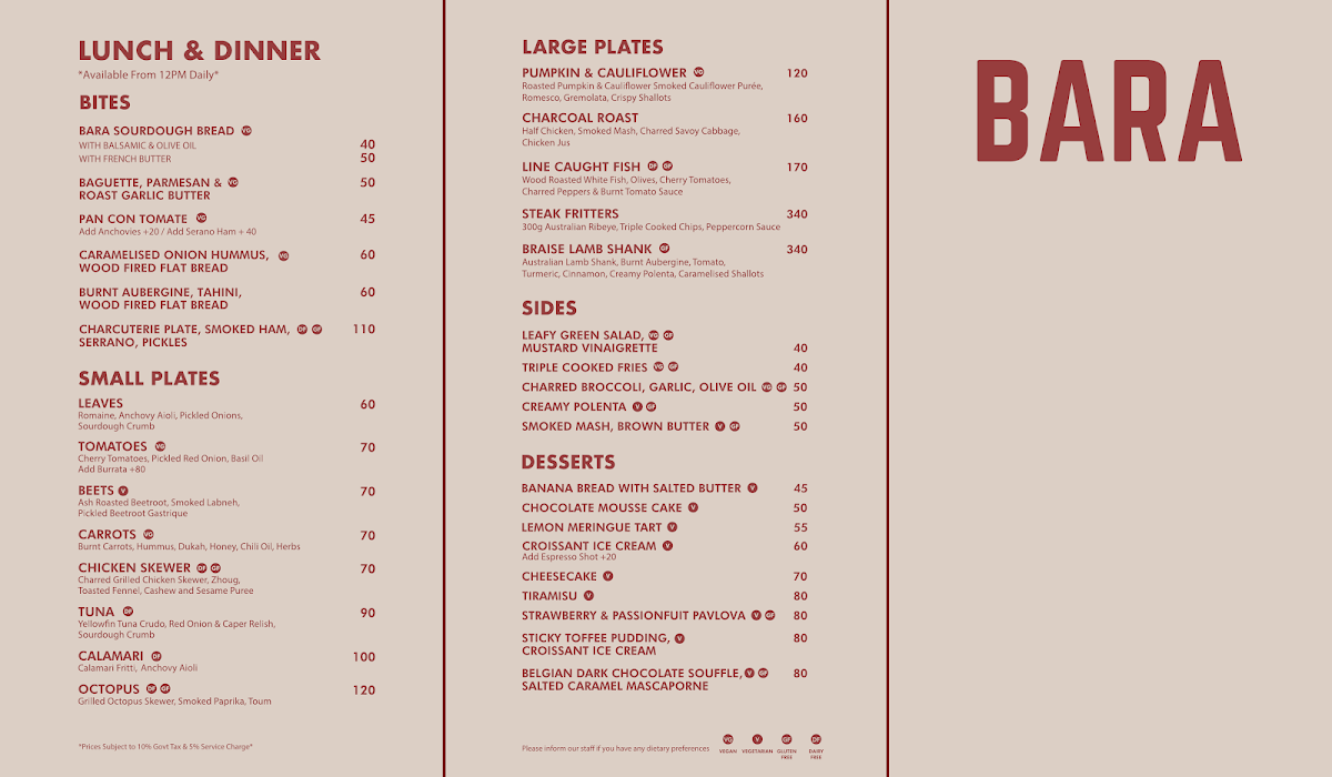 BARA Photo Menu 3