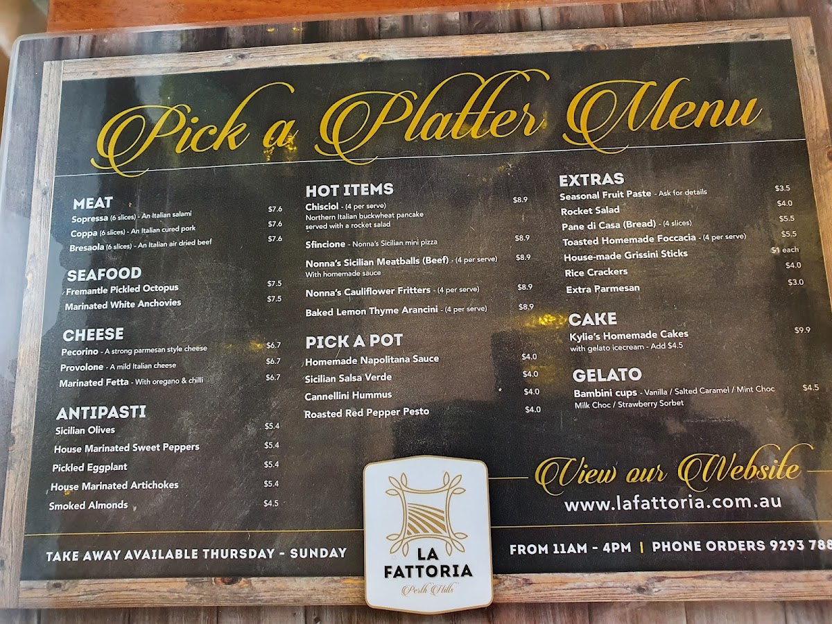 La Fattoria Photo Menu 4