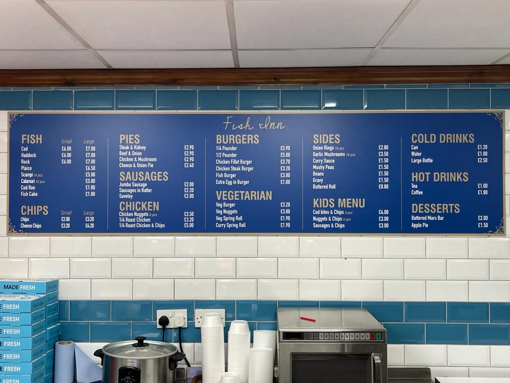 Fish Inn Photo Menu 1