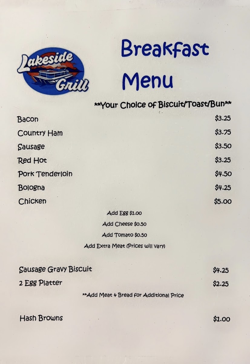 Lakeside Grill Photo Menu 3