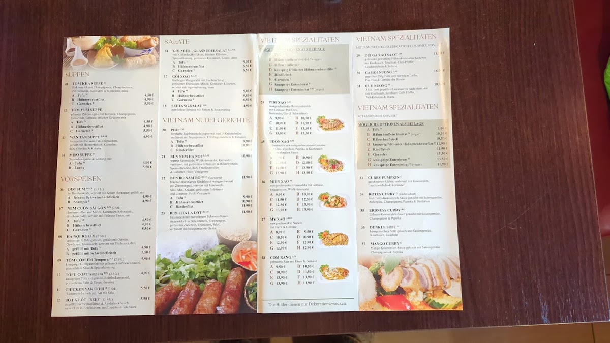 Olive Garden Photo Menu 2