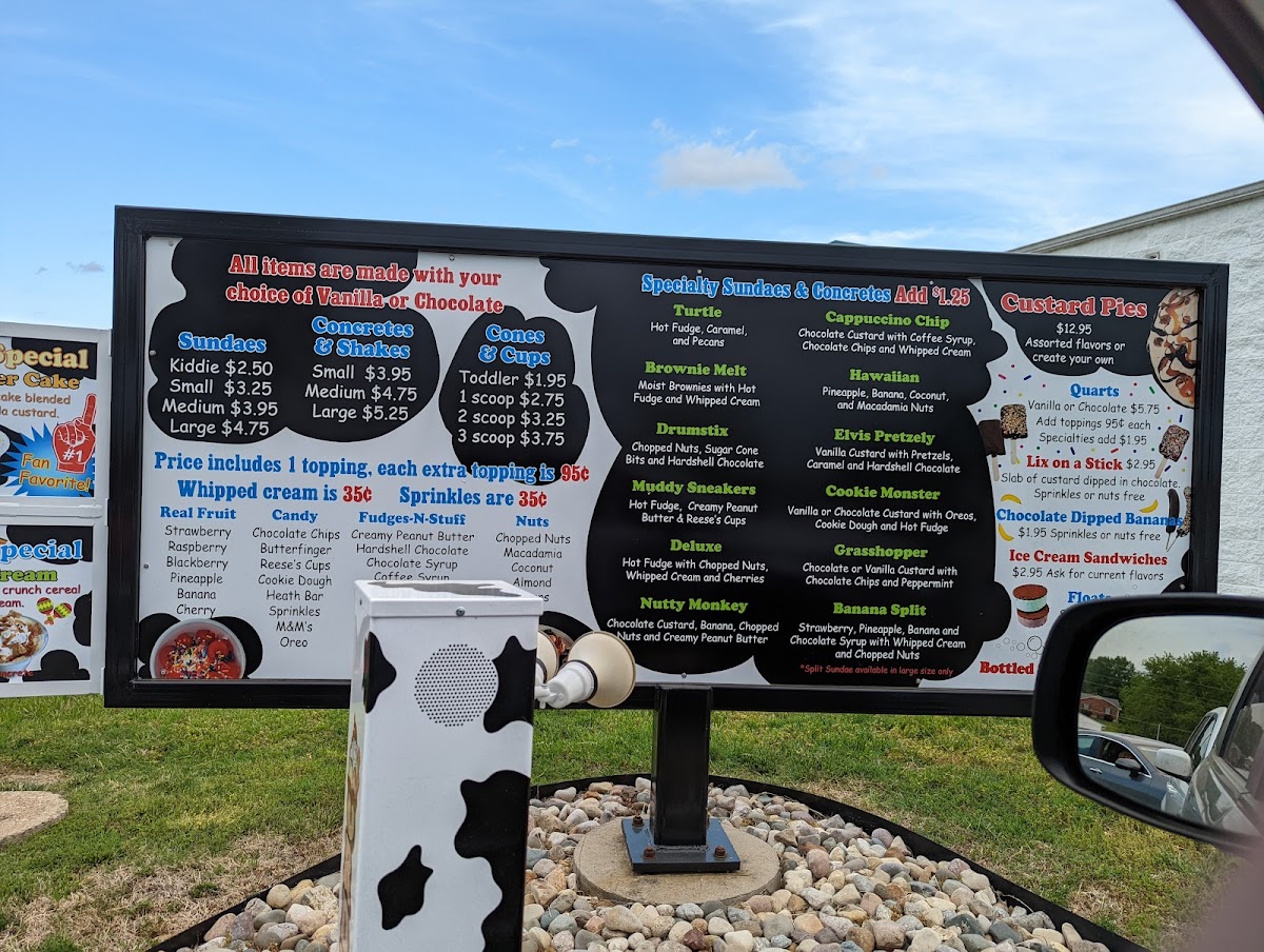 Lix Frozen Custard Photo Menu 4