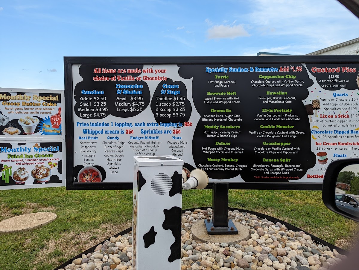 Lix Frozen Custard Photo Menu 7