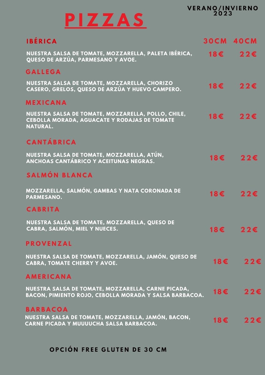 Mister Pizza Photo Menu 3