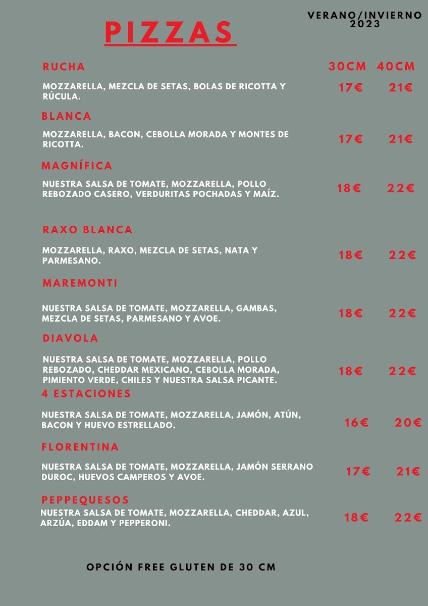 Mister Pizza Photo Menu 4