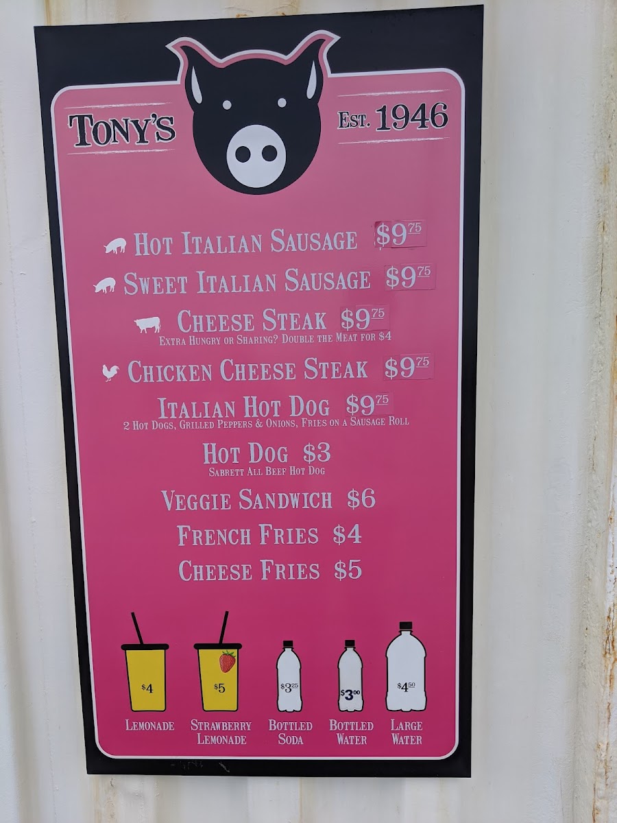 Tony’s Photo Menu 3